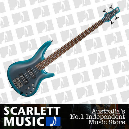 Ibanez SR300E CUB 4 String Electric Bass Guitar Cerulean Aqua Burst — view 2