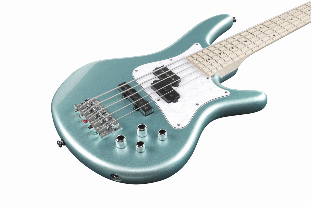 Ibanez SRMD205 SPN Electric 5-String Bass (Sea Foam Pearl Green) — view 4