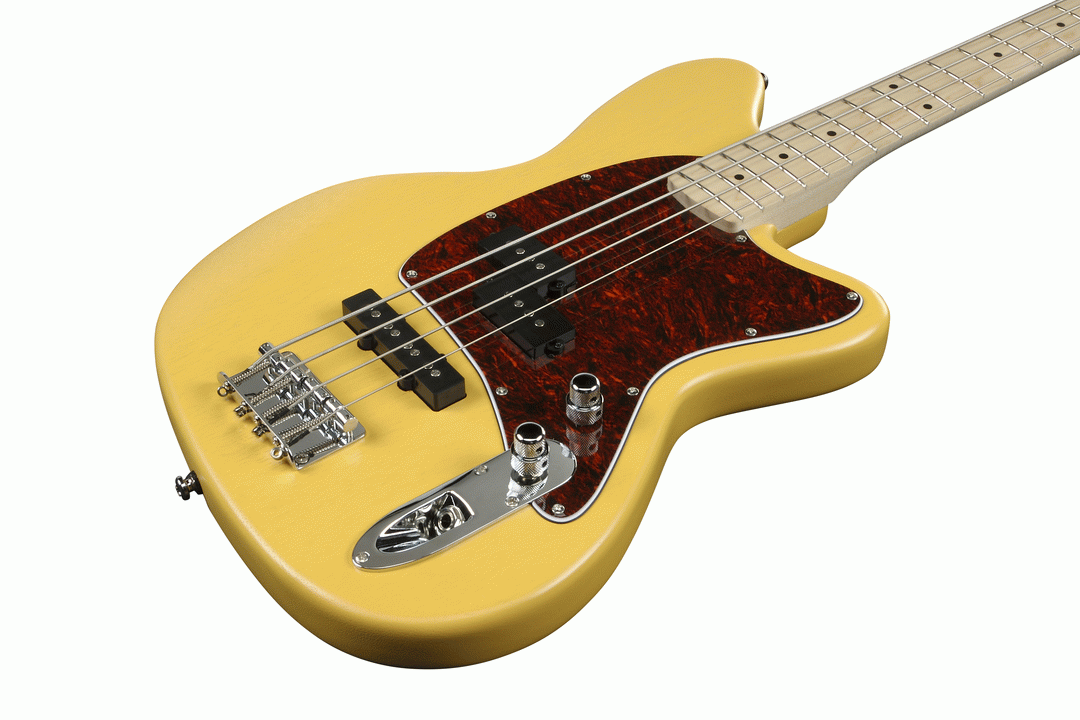 Ibanez TMB100M MWF Electric Bass (Mustard Yellow Flat) — view 4