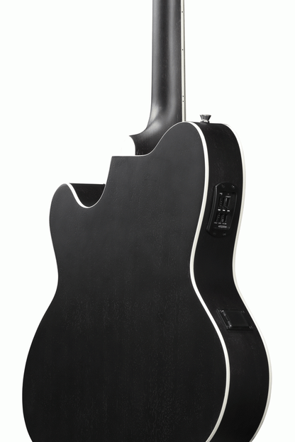 Ibanez TCM50 GBO Acoustic-Electric Guitar (Galaxy Black Open Pore) — view 3