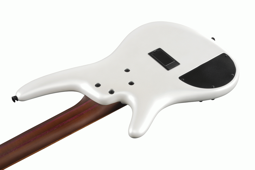Ibanez SR1105B PWM Premium Electric 5-String Bass (Pearl White Matte) — view 3