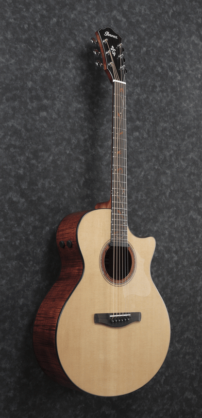 Ibanez AE325 LGS Acoustic/Electric Guitar (Natural Low Gloss) — view 4