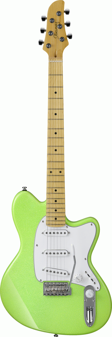 Ibanez YY10 SGS Yvette Young Electric Guitar (Slime Green Sparkle)