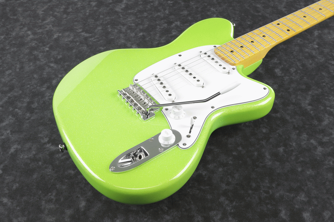 Ibanez YY10 SGS Yvette Young Electric Guitar (Slime Green Sparkle) — view 4