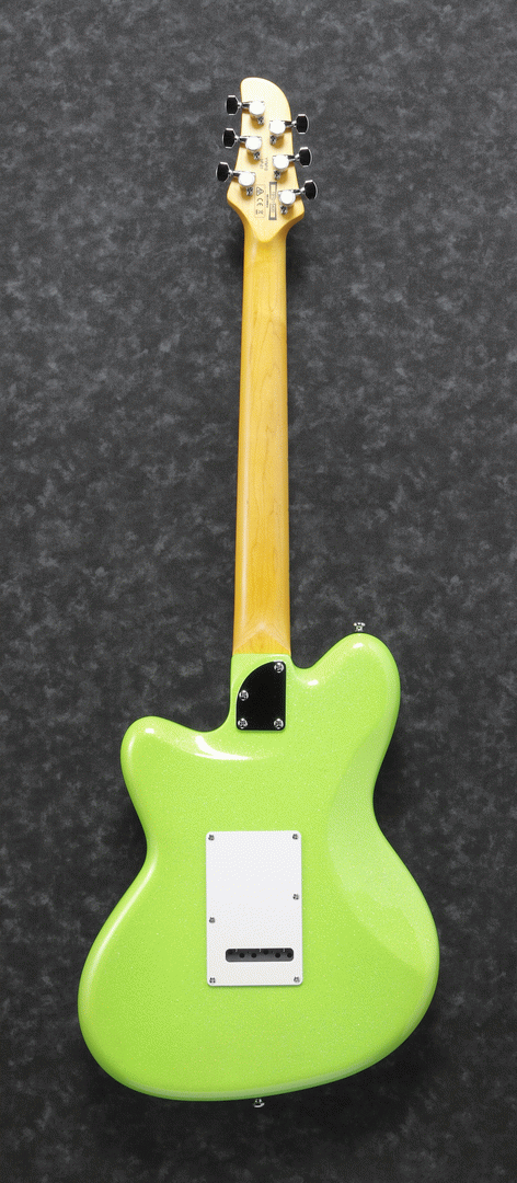 Ibanez YY10 SGS Yvette Young Electric Guitar (Slime Green Sparkle) — view 2