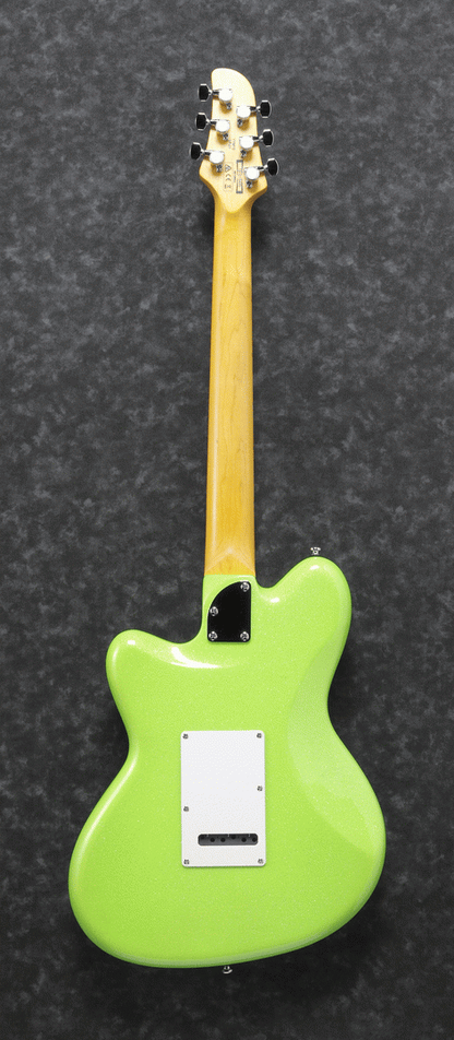 Ibanez YY10 SGS Yvette Young Electric Guitar (Slime Green Sparkle) — view 2