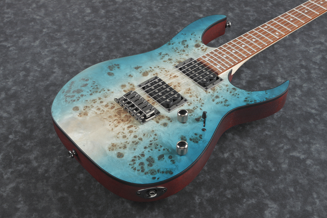 Ibanez RG421PB CHF Electric Guitar (Caribbean Shoreline Flat) — view 4