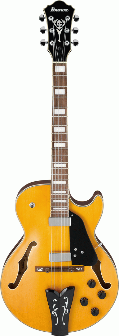 Ibanez GB10EM AA George Benson Electric Guitar (Antique Amber)