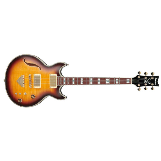 Ibanez AR520H Electric Guitar Semi-Hollow Body Flame Maple Violin Sunburst - AR520HFMVLS