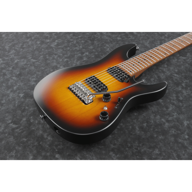 Ibanez AZ24027 TFF Prestige Electric Guitar with Case - Tri Fade Burst Flat — view 4