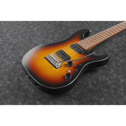Ibanez AZ24027 TFF Prestige Electric Guitar with Case - Tri Fade Burst Flat — view 4
