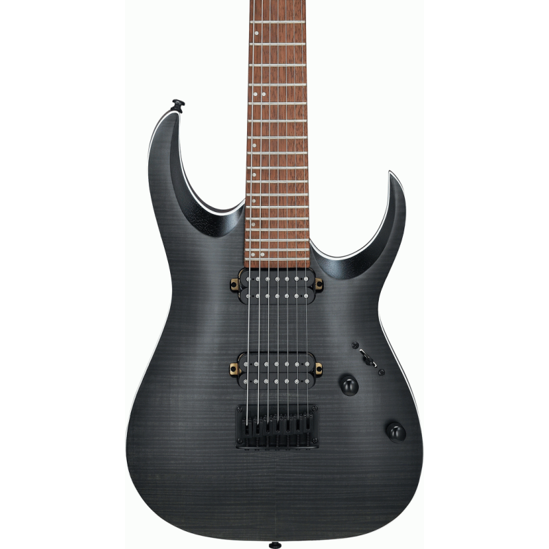 Ibanez RGA742FM TGF 7 String Electric Guitar - Transparent Gray Flat — view 4