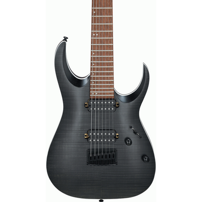 Ibanez RGA742FM TGF 7 String Electric Guitar - Transparent Gray Flat — view 4