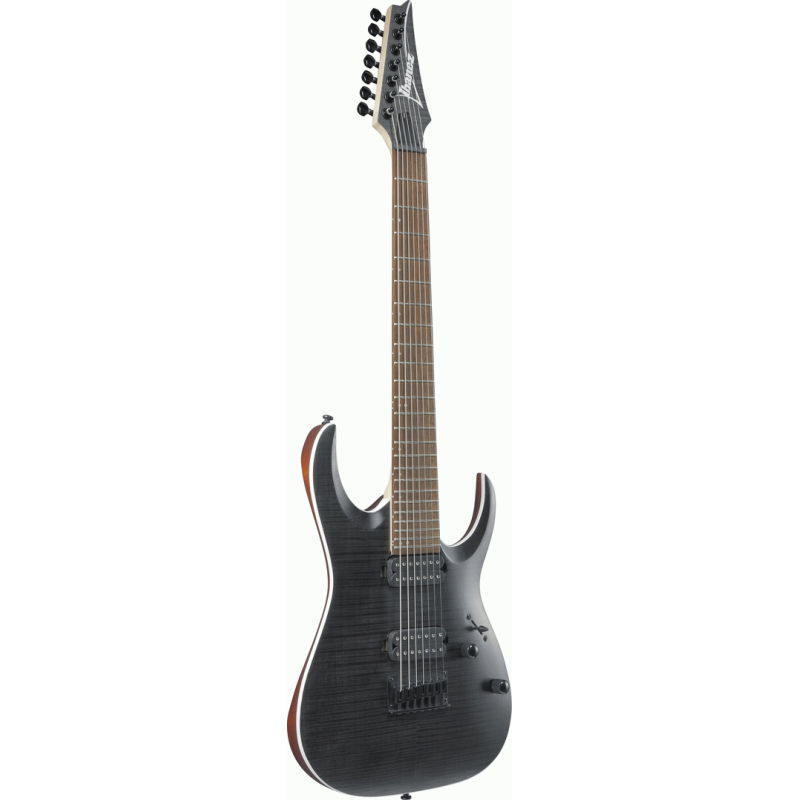 Ibanez RGA742FM TGF 7 String Electric Guitar - Transparent Gray Flat — view 3