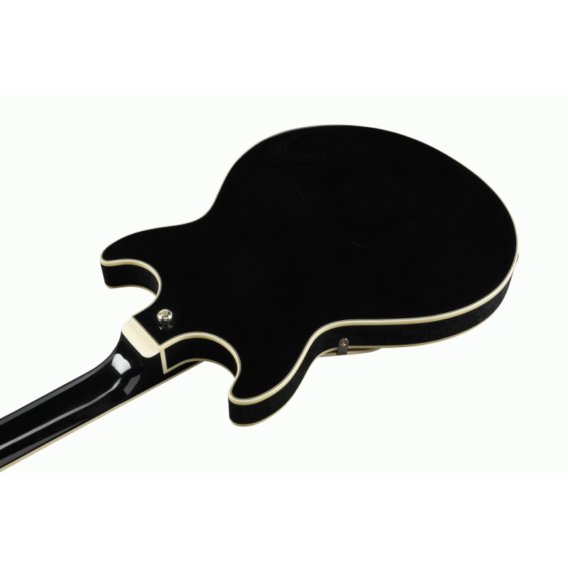 Ibanez AMH90 BK Artcore Electric Guitar in Black — view 5