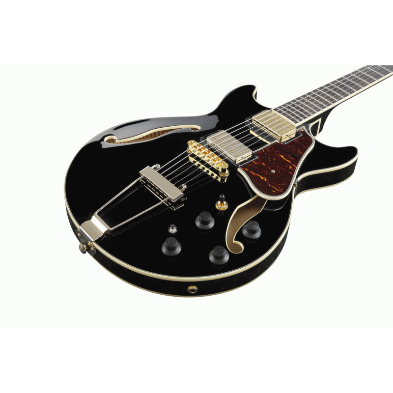 Ibanez AMH90 BK Artcore Electric Guitar in Black — view 4
