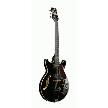 Ibanez AMH90 BK Artcore Electric Guitar in Black — view 3