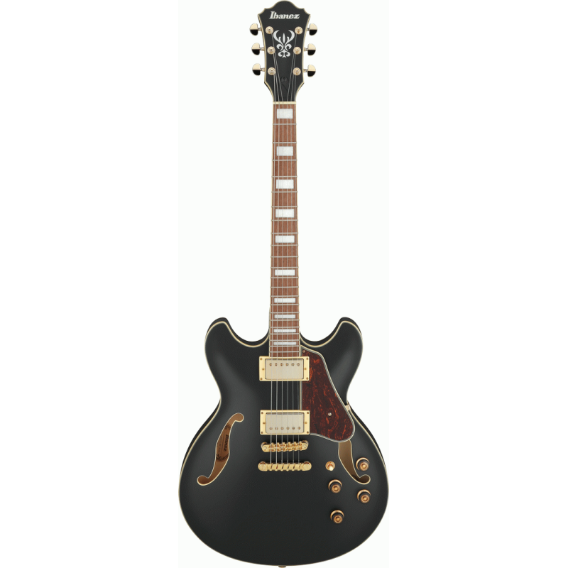 Ibanez AS73G BKF Artcore Electric Guitar Black Flat