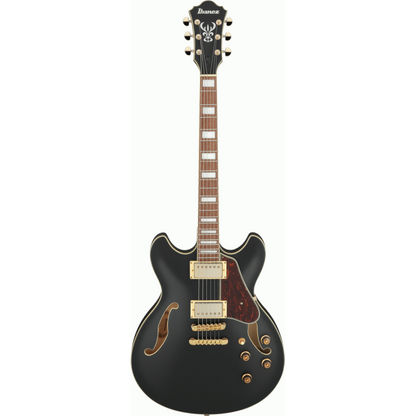 Ibanez AS73G BKF Artcore Electric Guitar Black Flat
