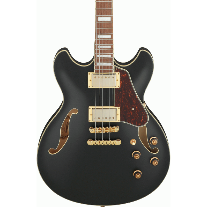 Ibanez AS73G BKF Artcore Electric Guitar Black Flat — view 4