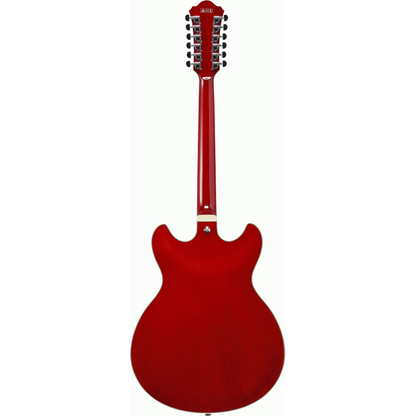 Ibanez AS7312 TCD 12 String Artcore Electric Guitar Transparent Cherry Red — view 2