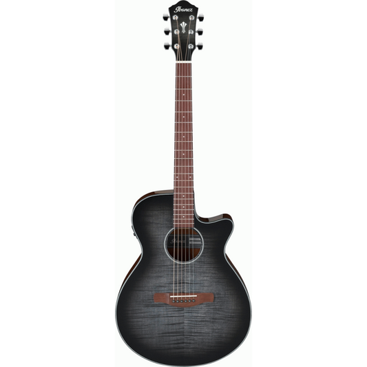 Ibanez AEG70 TCH Acoustic Guitar Transparent Charcoal Burst High Gloss
