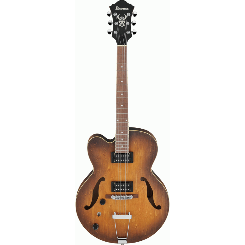 Ibanez AF55L TF Artcore Left-Handed Electric Guitar in Tobacco Flat