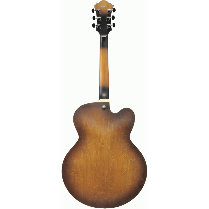Ibanez AF55L TF Artcore Left-Handed Electric Guitar in Tobacco Flat — view 2