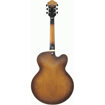 Ibanez AF55L TF Artcore Left-Handed Electric Guitar in Tobacco Flat — view 2