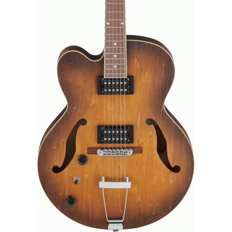 Ibanez AF55L TF Artcore Left-Handed Electric Guitar in Tobacco Flat — view 4