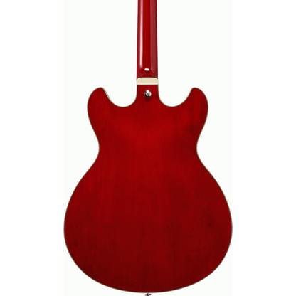 Ibanez AS73 TCD Transparent Cherry Red Semi-Acoustic Guitar — view 5