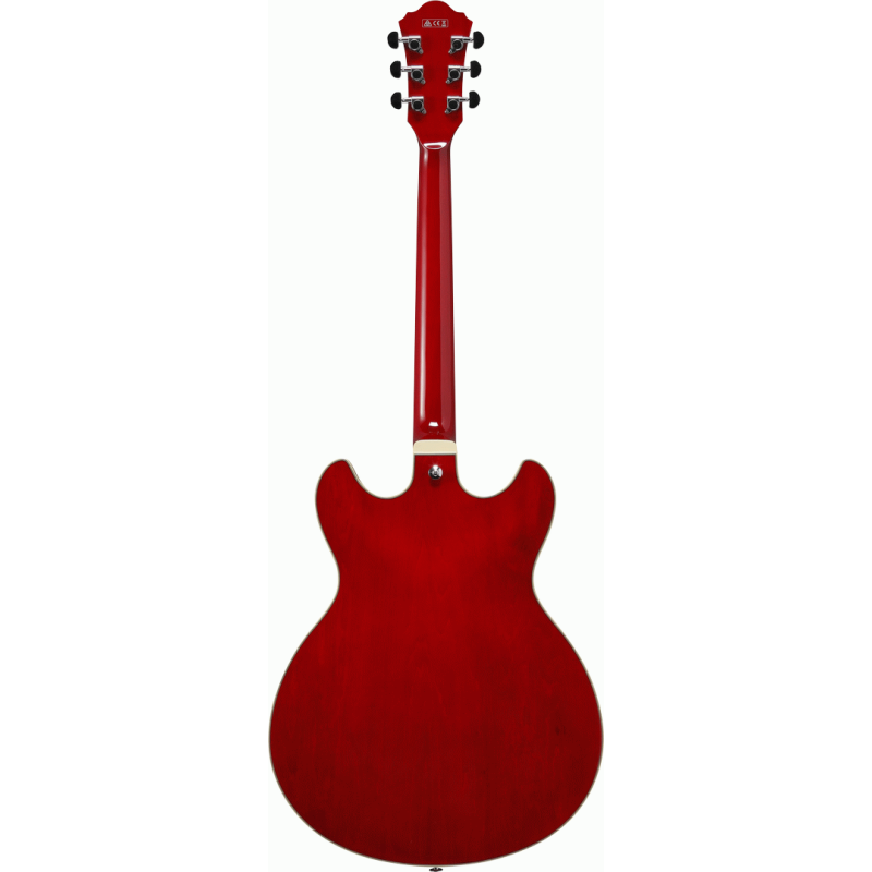 Ibanez AS73 TCD Transparent Cherry Red Semi-Acoustic Guitar — view 2