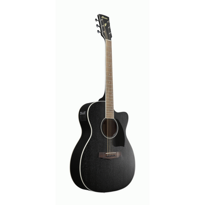 Ibanez PC14MHCE WK Electric Guitar in Weathered Black, Grand Concert Body — view 3