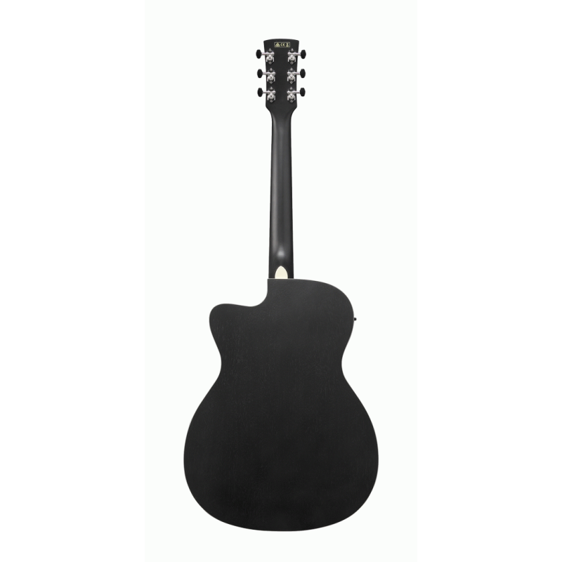 Ibanez PC14MHCE WK Electric Guitar in Weathered Black, Grand Concert Body — view 2