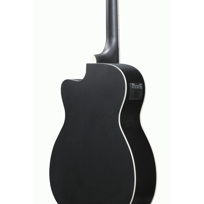 Ibanez PC14MHCE WK Electric Guitar in Weathered Black, Grand Concert Body — view 4