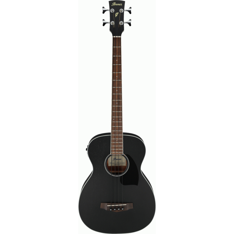 Ibanez PCBE14MH WK Acoustic Bass Guitar - Weathered Black — view 2