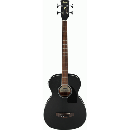 Ibanez PCBE14MH WK Acoustic Bass Guitar - Weathered Black — view 2