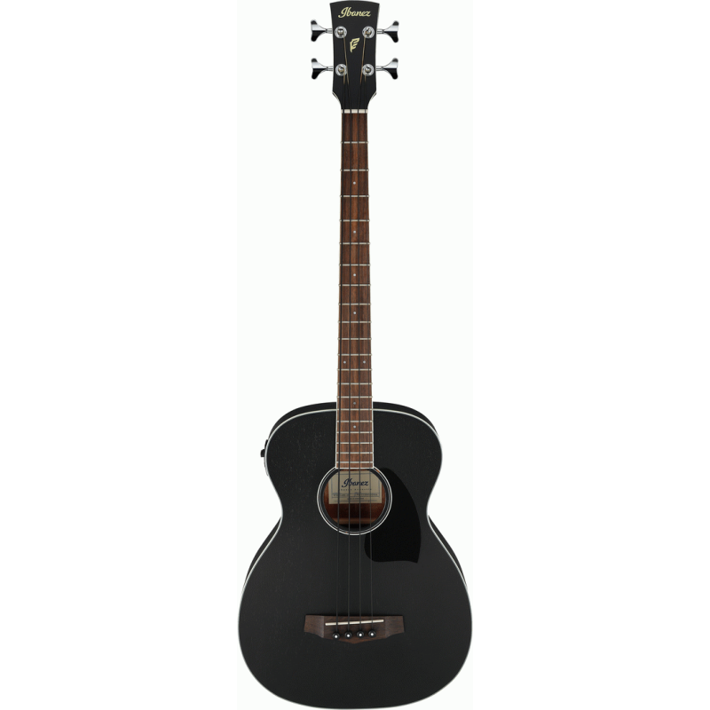 Ibanez PCBE14MH WK Acoustic Bass Guitar - Weathered Black