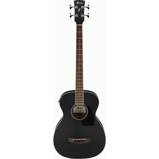 Ibanez PCBE14MH WK Acoustic Bass Guitar - Weathered Black
