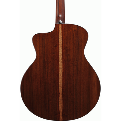 Ibanez JGM10 BSN Jon Gomm Acoustic Guitar with Case - Black Satin Top, Natural High Gloss Back and Sides — view 5