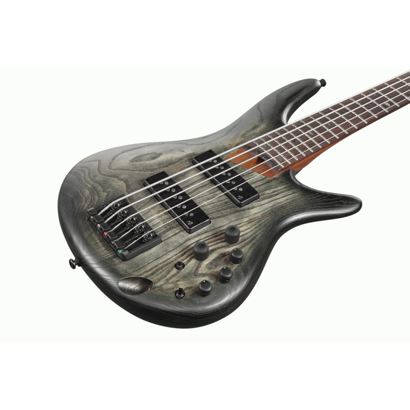 Ibanez SR605E BKT Electric 5-String Bass Guitar Black Stained Burst — view 4