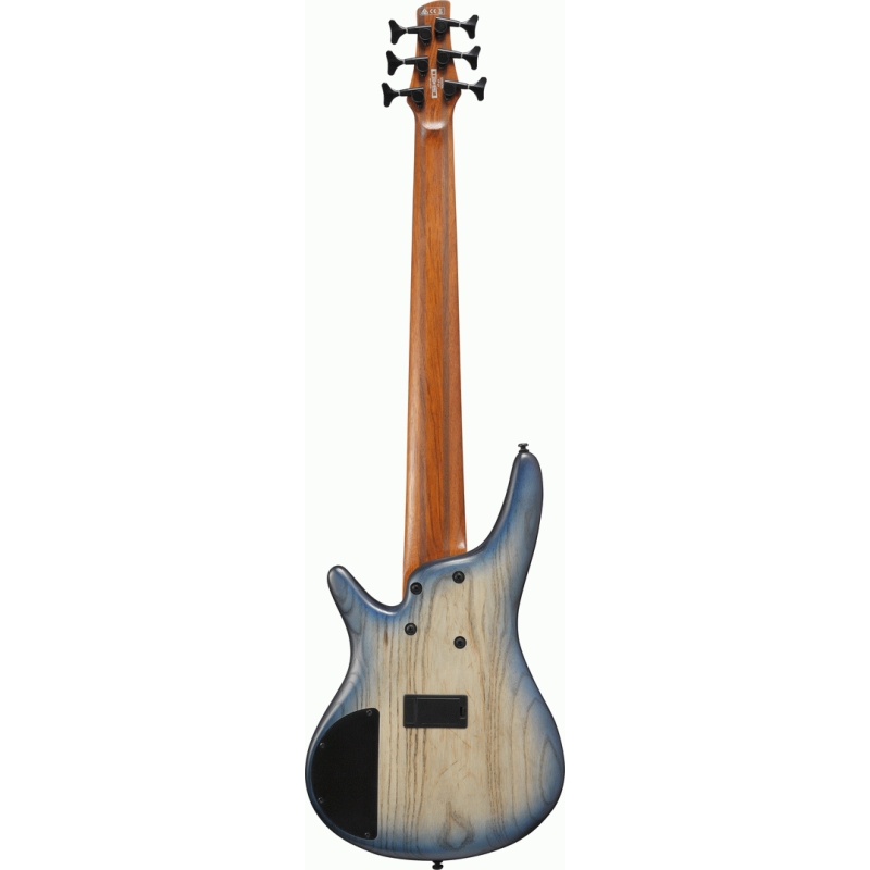 Ibanez SR606E CTF Electric 6-String Bass Cosmic Blue Starburst Flat — view 2