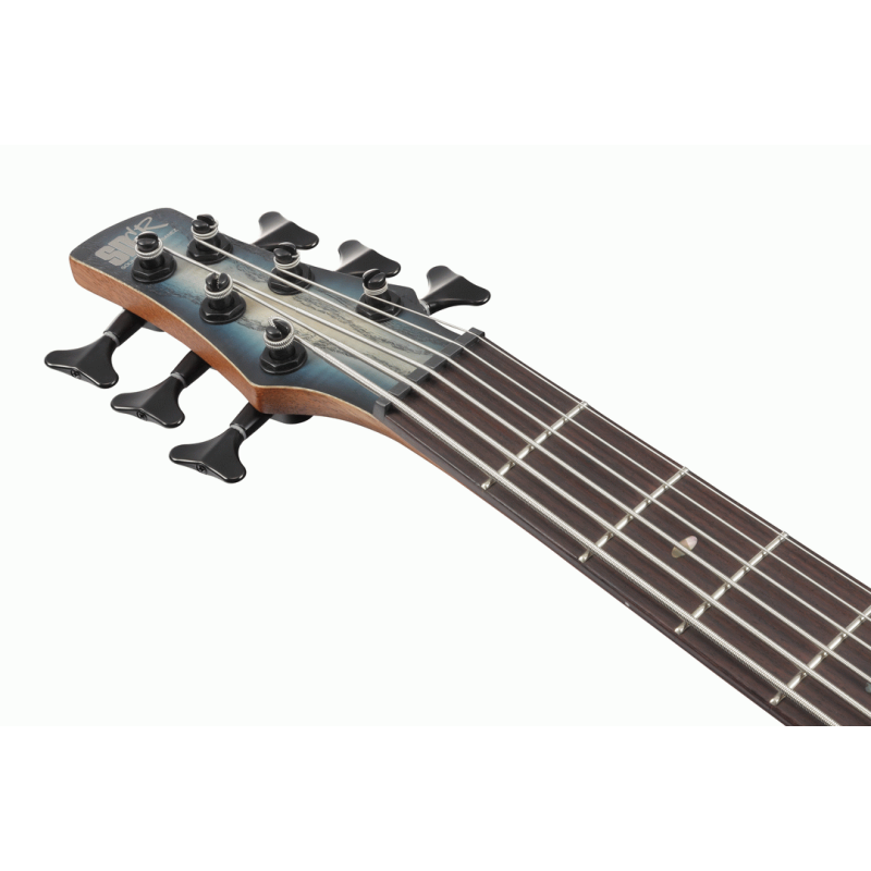 Ibanez SR606E CTF Electric 6-String Bass Cosmic Blue Starburst Flat — view 5