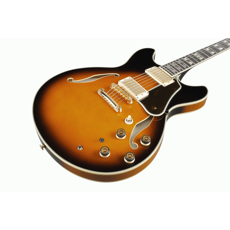 Ibanez AS2000 BS Prestige Electric Guitar with Case - Brown Sunburst — view 6