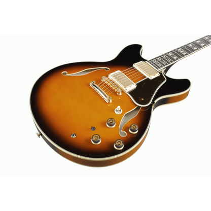 Ibanez AS2000 BS Prestige Electric Guitar with Case - Brown Sunburst — view 6
