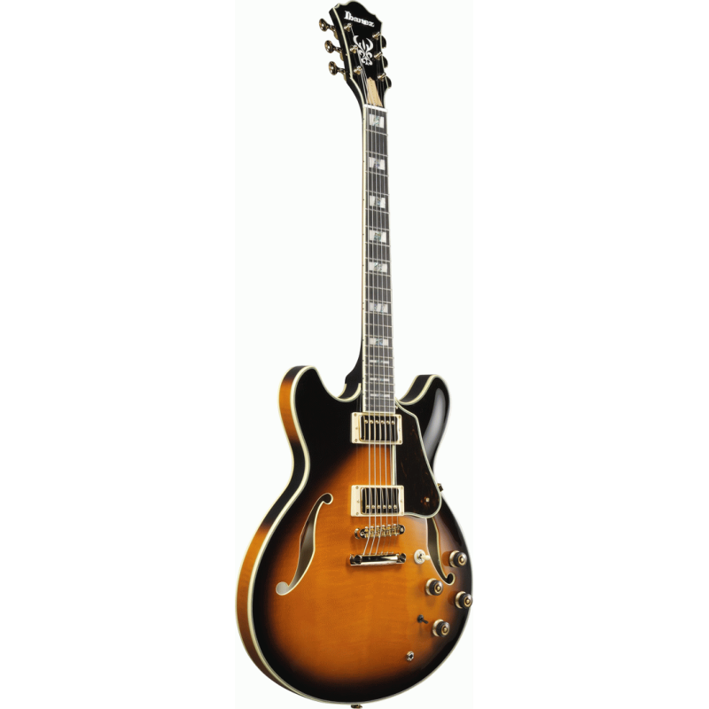 Ibanez AS2000 BS Prestige Electric Guitar with Case - Brown Sunburst — view 3