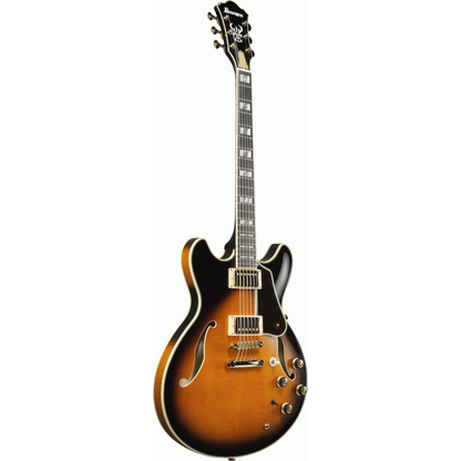 Ibanez AS2000 BS Prestige Electric Guitar with Case - Brown Sunburst — view 3