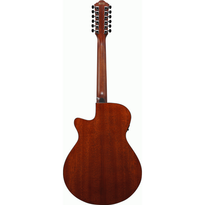 Ibanez AEG5012 BKH 12 String Acoustic Guitar Black High Gloss — view 2
