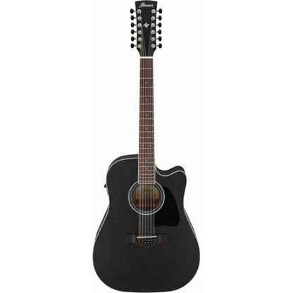 Ibanez AW8412CE WK 12-String Acoustic Guitar in Weathered Black