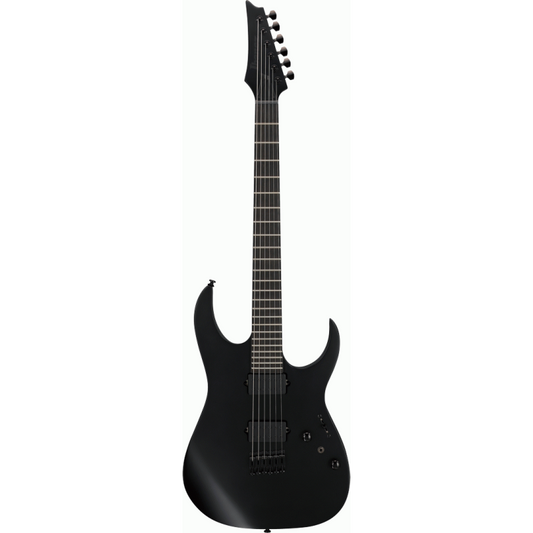 Ibanez RGRTB621 BKF Electric Guitar with Neck-Through Construction and Reverse Headstock